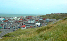 Hafen von Hanstholm in Dänemark an der Nordsee