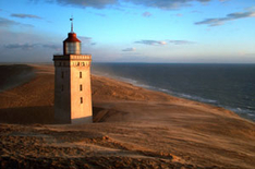 Rubjerg Knude in der Jammerbucht in Dänemark