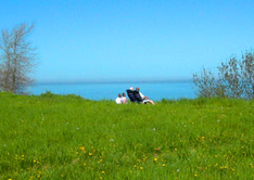 Blick auf die Ostsee in Ostjütland