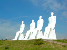 Skulptur 'Menschen und Meer' in Esbjerg / Südjütland (Foto © nordlicht verlag)