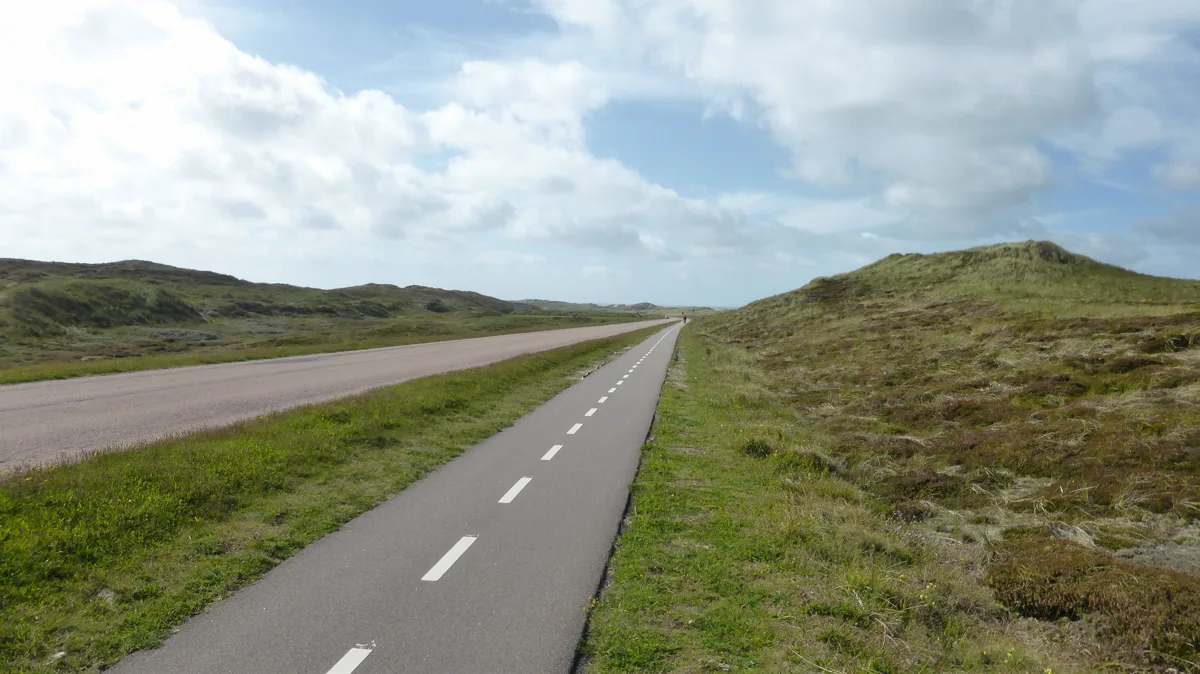 Nordseeküstenradweg bei Nørre Vorupør