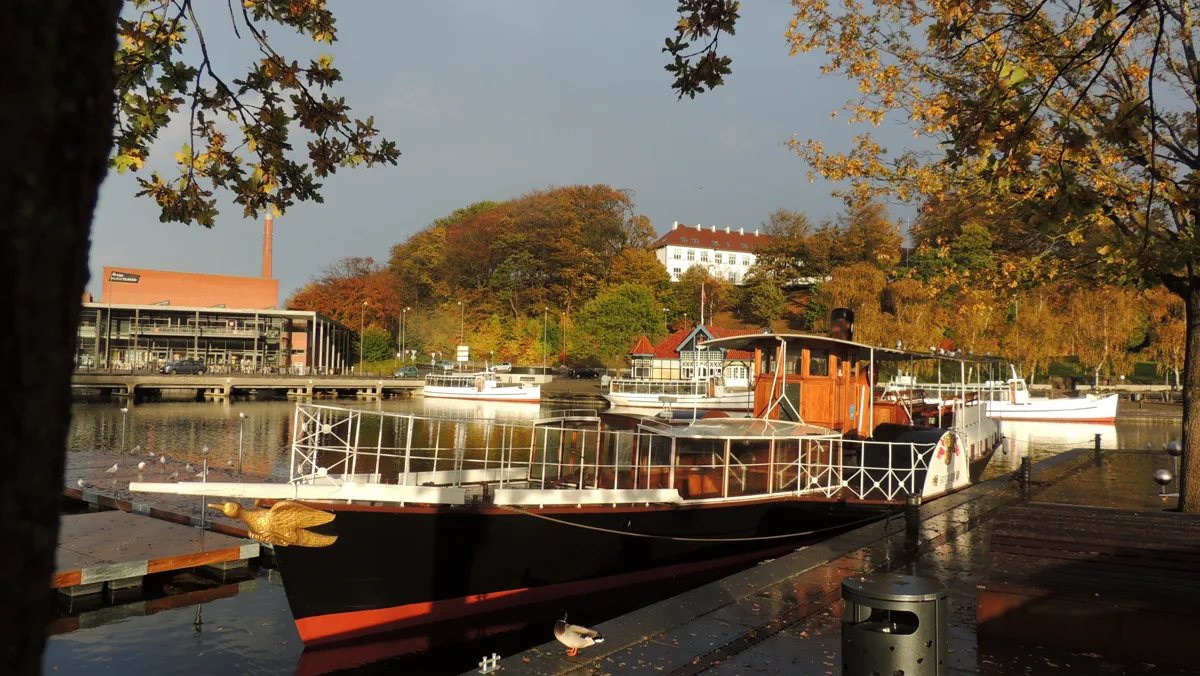 Hjejlen im Hafen von Silkeborg